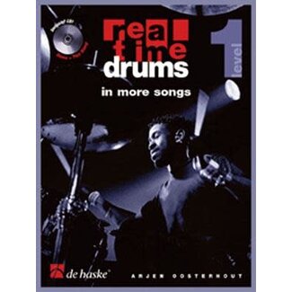 de Haske Real Time Drums in more songs lesmethode deel 1 incl. CD