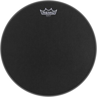 REMO BX-0814-10 Black X + Black Dot Bottom 14 inch  drumvel