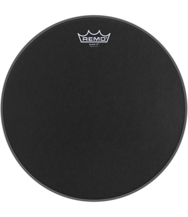 REMO BX-0814-10 Black X + Black Dot Bottom 14 inch  drumvel