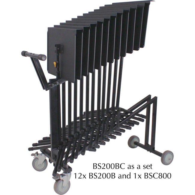 Hercules BSC800  Music Stand Cart, for 12 Orchestra Stands BS200B
