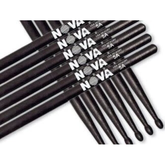 Vic Firth Nova 5AB black Wood Tip drumstokken