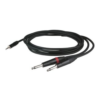 DAP FLX31150 cable mini stereo - 2x  mono jack 1.5 meter