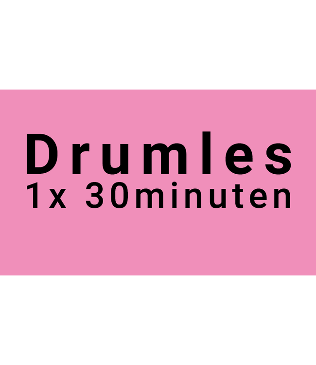 Busscherdrums Drumles 30 minuten individueel