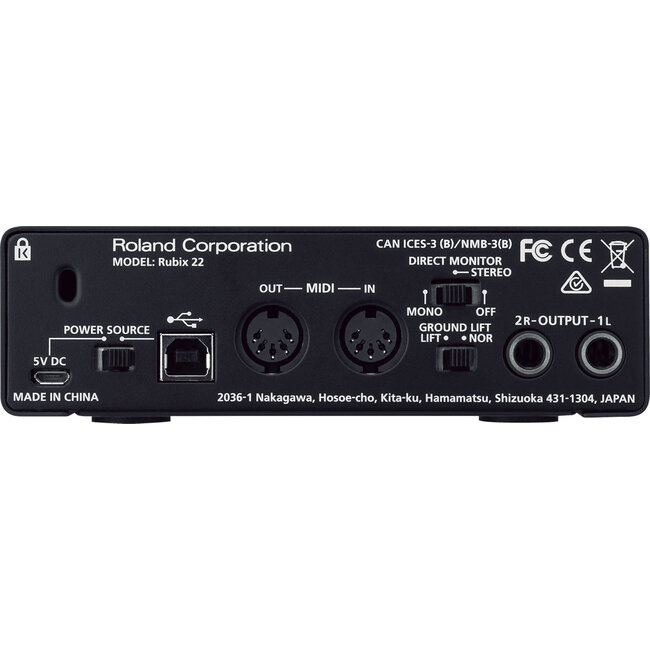 Roland RUBIX22 USB Audio Interface