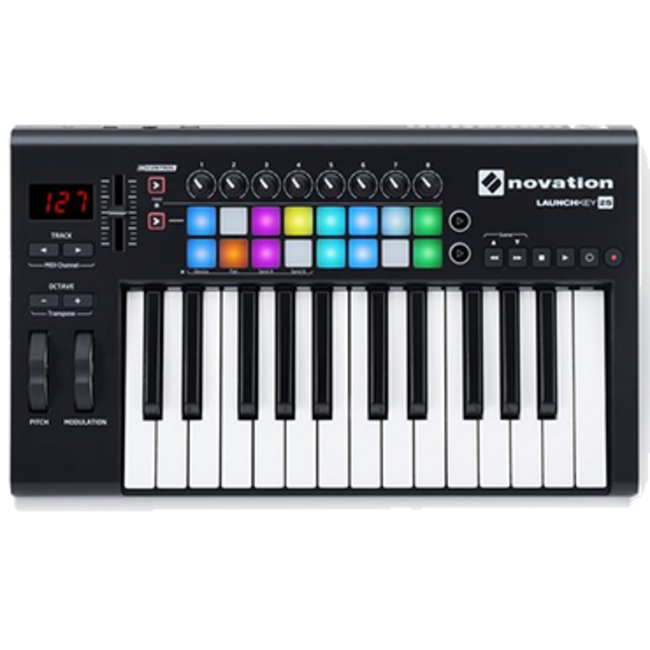 Novation Launchkey 25 MK2 midi keyboard usb