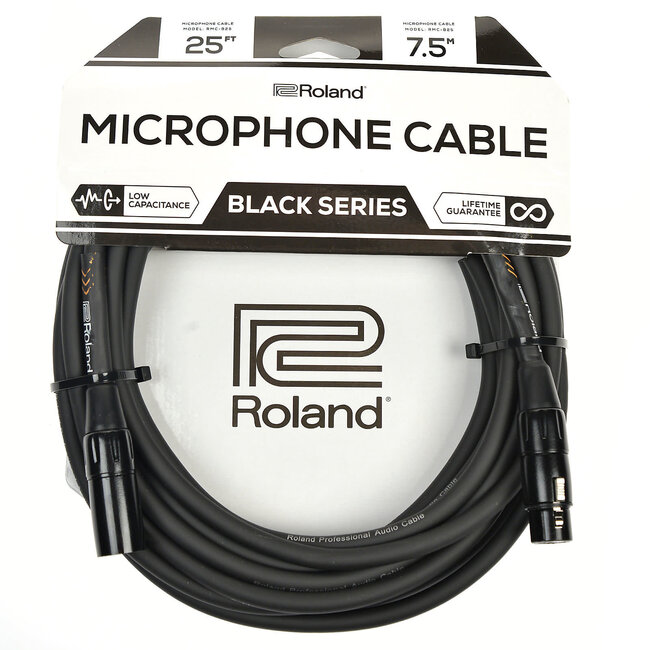 Roland RMC-B25 25FT 7.5 M microfoon kabel XLR