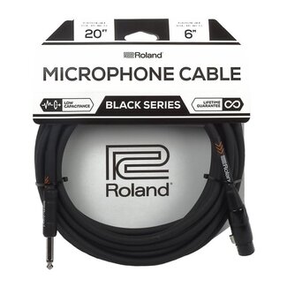 Roland RMC-B20-HIZ Black Series Microphone Cable XLR female - jack