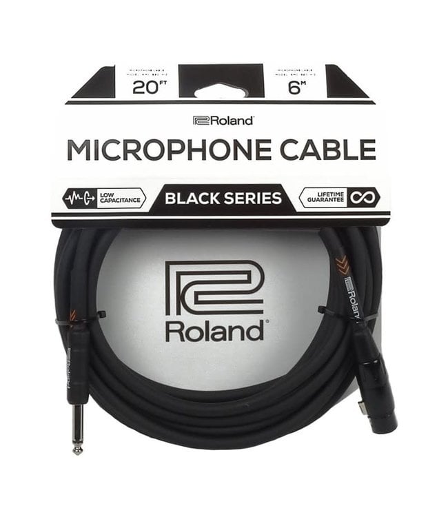 Roland RMC-B20-HIZ Black Series Microphone Cable XLR female - jack
