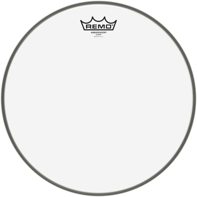 REMO BA-0313-00 Ambassador Clear 13 inch Tom drumvel enkellaags