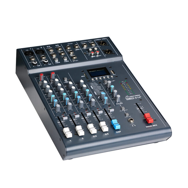 Studiomaster CLUB XS6+ 4 CH 6 IN MIXER+FX FOOTSWITCH