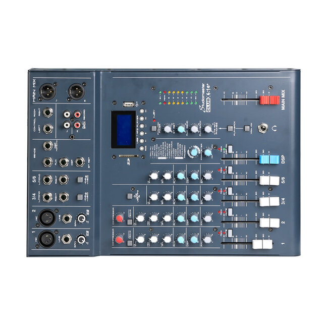 Studiomaster CLUB XS6+ 4 CH 6 IN MIXER+FX FOOTSWITCH