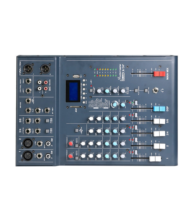 Studiomaster CLUB XS6+ 4 CH 6 IN MIXER+FX FOOTSWITCH
