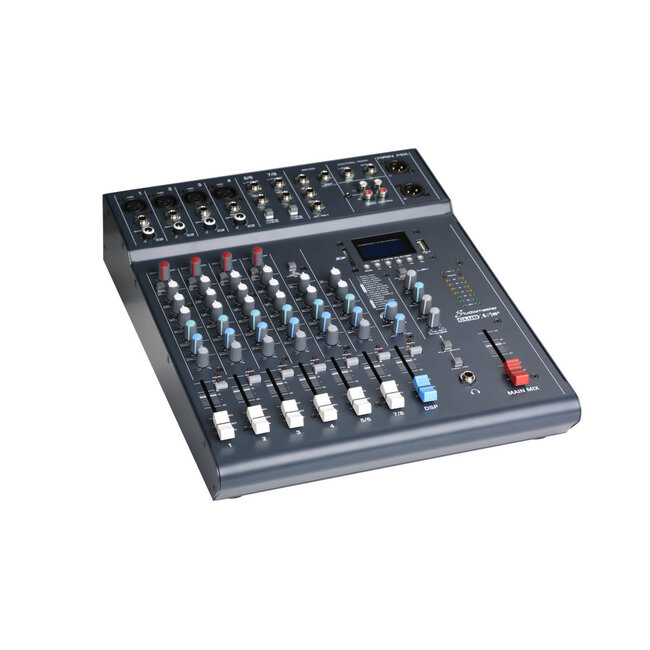 Studiomaster CLUB XS8+ 6 CH 8 IN MIXER+FX FOOTSWITCH