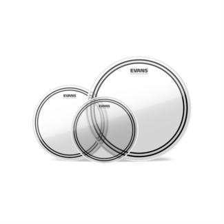Evans EC2S Clear Rock Pack (10", 12", 16")