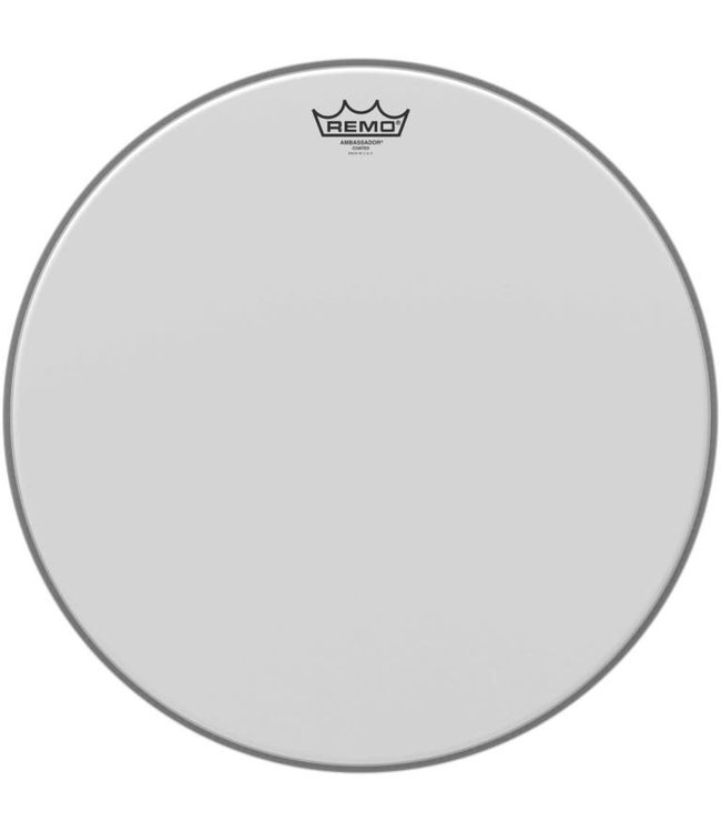 REMO BA-0118-00 Ambassador 18 inch coated raw white for floor tom