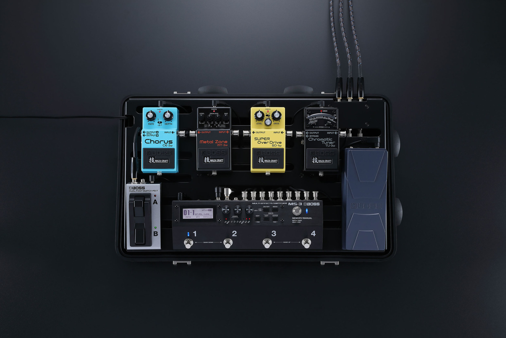 Boss BCB-1000 pedalboard professional case for guitar pedals
