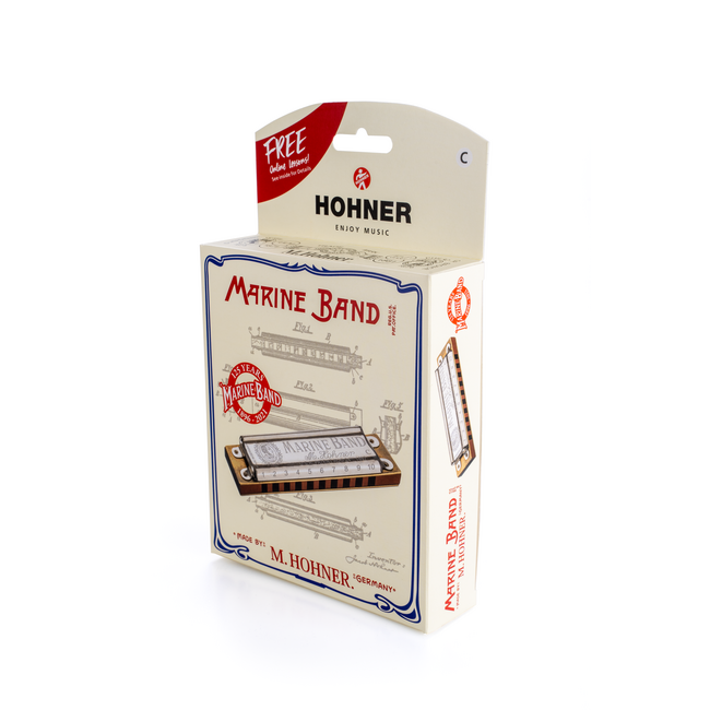 Hohner HOM202101X HOHNER Mundharmonika, 125 Anniversary, Marine Band, C-Dur