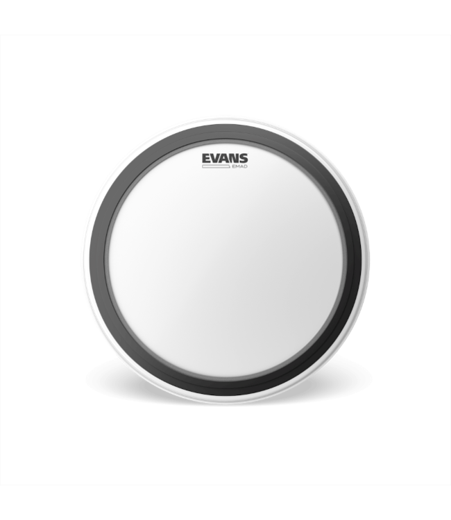 Evans BD22EMADCW  EMAD Coated White Bass Drum Head, 22 Inch