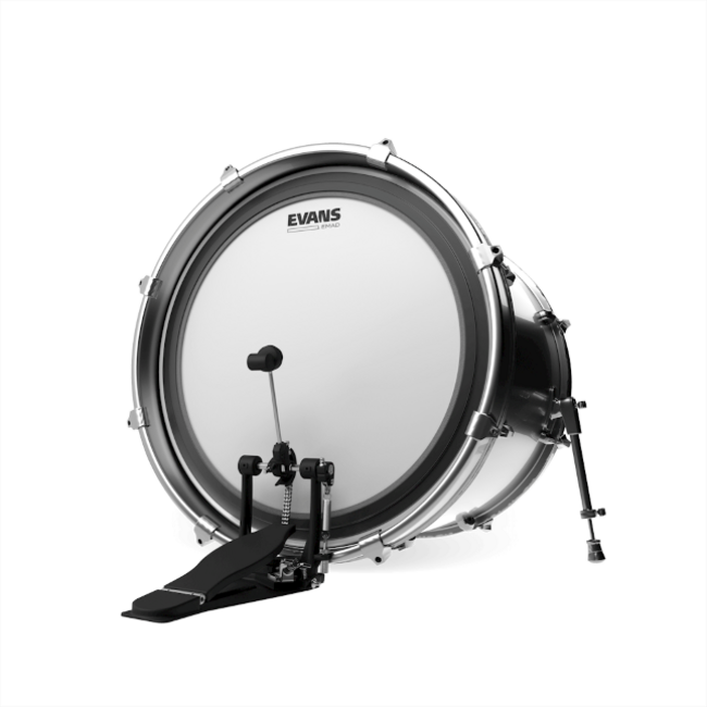 Evans EMAD 22 inch Coated White Bass Drum Head  BD22EMADCW