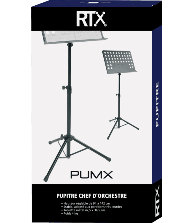 RTX TRT PUMX metalen orkestlessenaar
