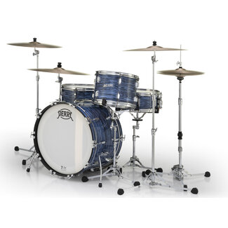 Pearl President Series Deluxe Ocean Ripple drumset 3-Pc. Shell Pack (2214B/1616F/1309T)