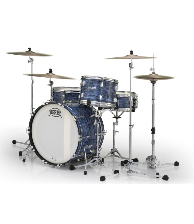 Pearl President Series Deluxe Ocean Ripple drumset  3-Pc. Shell Pack (2214B/1616F/1309T)