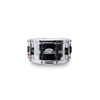 Pearl snaredrum Sensitone Duoluxe DUX1465BR/405 Chrome over Brass 14x6"
