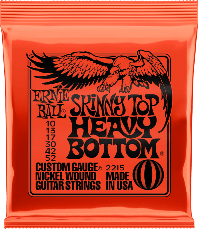 Ernie Ball 2215 Skinny Top Heavy Bottom 10-52