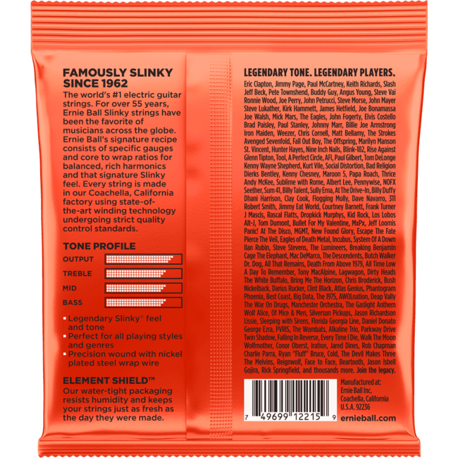 Ernie Ball 2215 Skinny Top Heavy Bottom 10-13-17-30-42-52