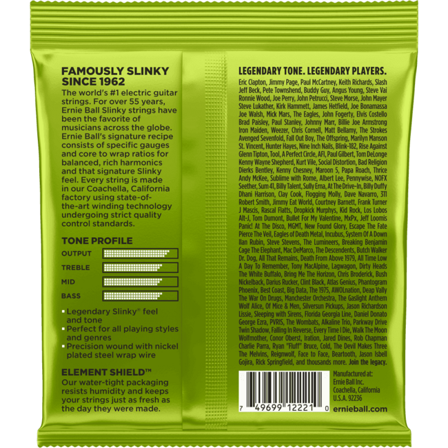 Ernie Ball 2221 Sets - Regular slinky 10-13-17-26-36-46