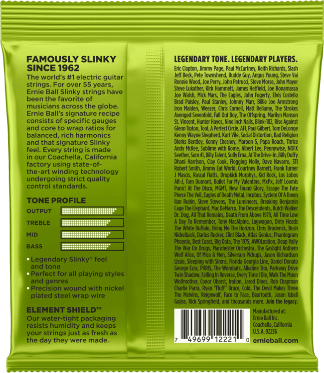 Ernie Ball 2221 Sets - Regular slinky 10-13-17-26-36-46