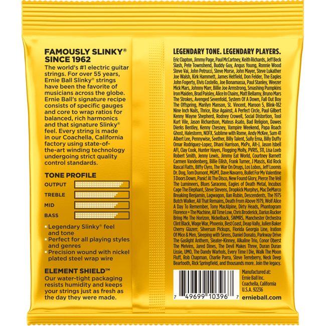 Ernie Ball 2216 Skinny top beefy bottom  10-13-17-32-44-54