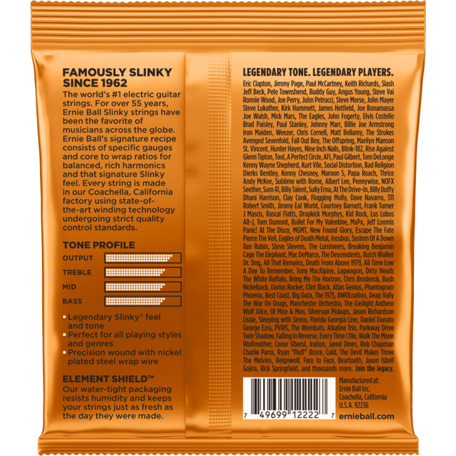 Ernie Ball 2222 Set - Hybrid slinky 09-11-16-26-36-46