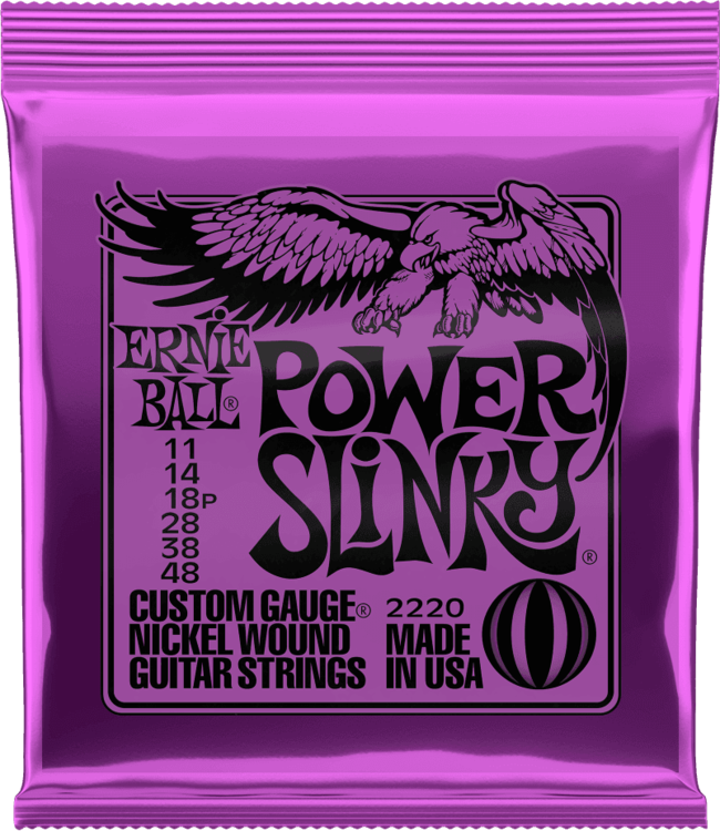 Ernie Ball 2220 Sets - Power slinky 11-14-18p-28-38-48