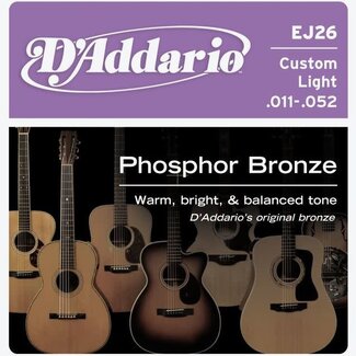 Daddario EJ26 Western 011-052 gitaarsnaren