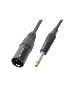 PD Connex Kabel XLR Male -  Mono Jack 6.3mm 1.5M CX38-1