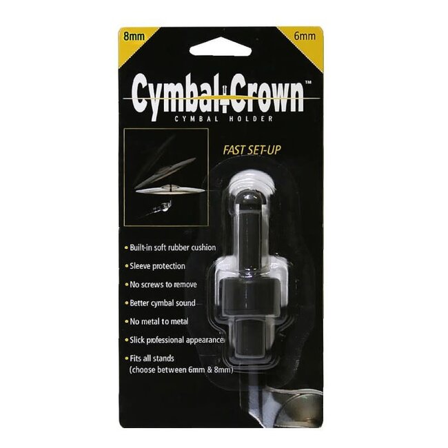 Cymbal Crown black 8mm
