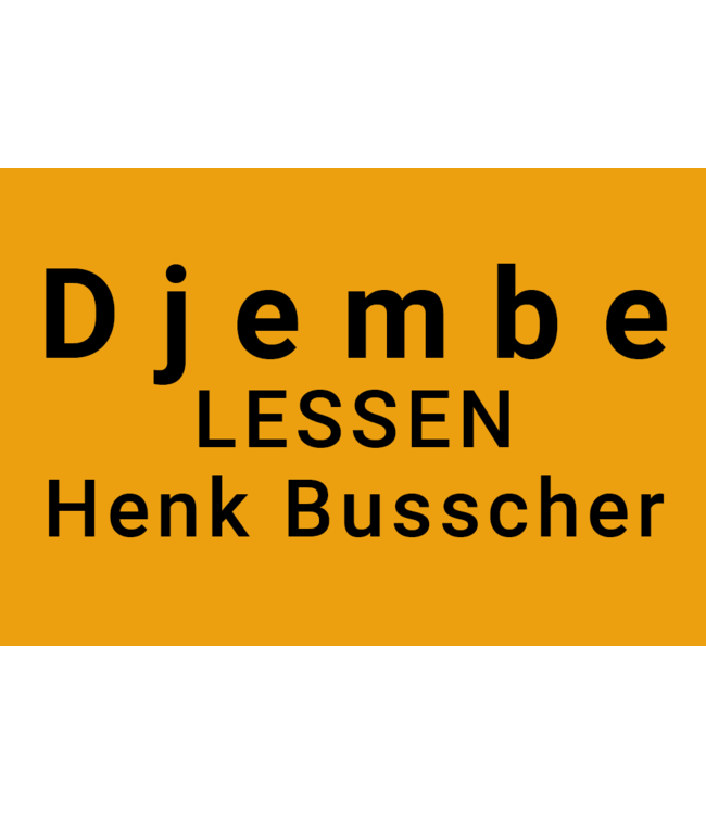 Henk Busscher djembe915 Djembe les Anfänger 10 Lektionen Kurs