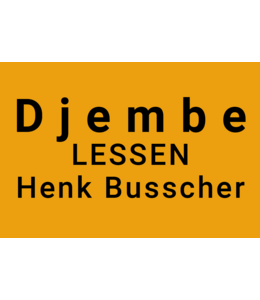 Henk Busscher Djembe les enkele groepsles Beginners Volwassen 18+