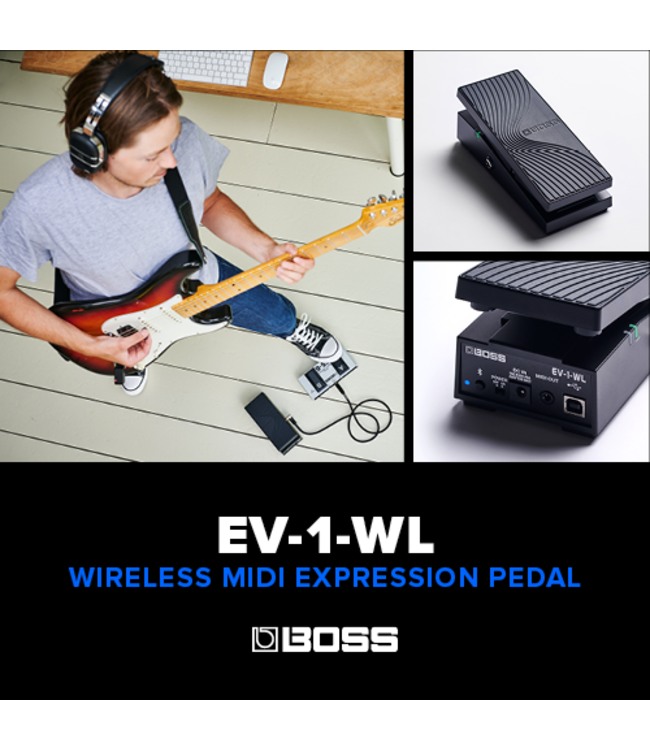 Boss EV-1-WL WIRELESS MIDI EXPRESSION PEDAL