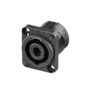 Neutrik NL4MP speakon chassis connector 4 polig vierkant