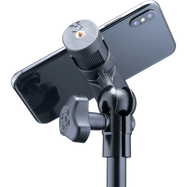 Hercules HCDG-207B Smartphoneholder, Cold-Shoe-Socket, threaded hole for camera