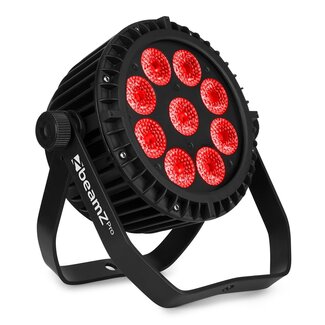 BeamZ WBP912IP ALUMINIUM IP65 ACCU LED PAR 6-IN-1 LEDS 150.782