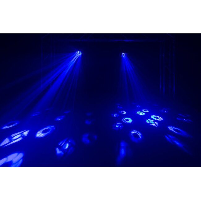 BeamZ GOBO DERBY MET UV EN STROBOSCOOP