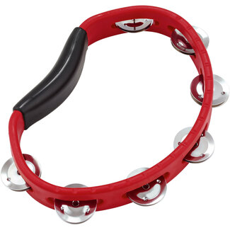 Meinl Meinl HTR Hand Tambourine stainles steel jingles one row red