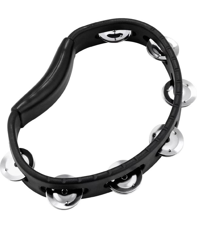 Meinl Meinl HTBK Hand Tambourine stainles steel jingles one row black