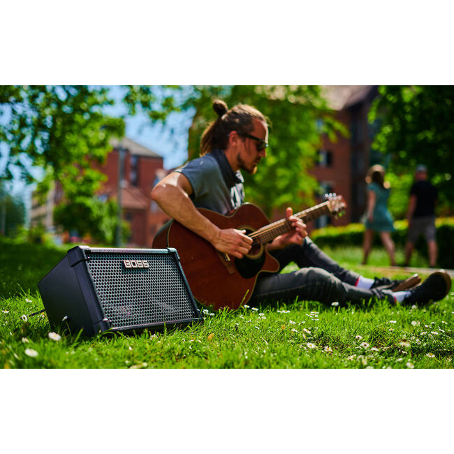 Boss CUBE-ST2 Cube Street II Black mobiele stereo versterker voor muziekinstrumenten en zang battery powered