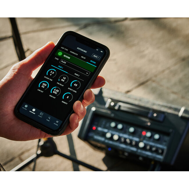 Boss CUBE-ST2 Cube Street II Black mobiele stereo versterker voor muziekinstrumenten en zang battery powered