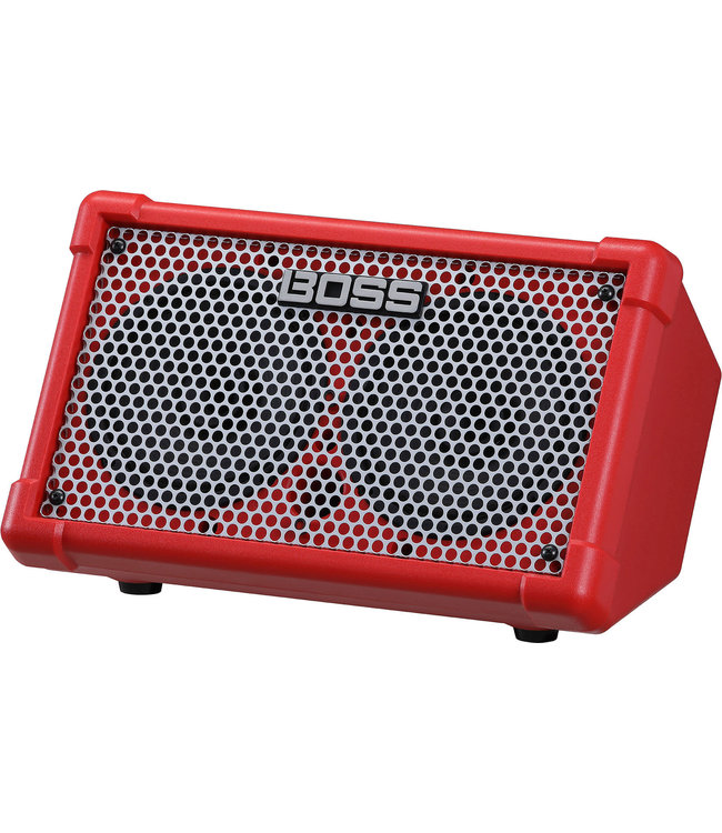 Boss Boss CUBE-ST2-R Cube Street II Red mobiele stereo versterker voor muziekinstrumenten en zang battery powered