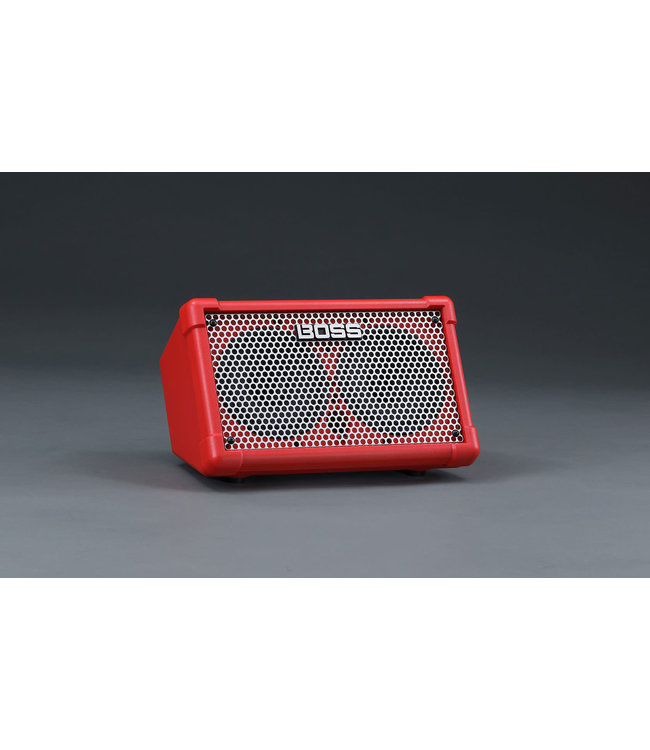 Boss CUBE-ST2-R Cube Street II Red mobiele stereo versterker voor muziekinstrumenten en zang battery powered